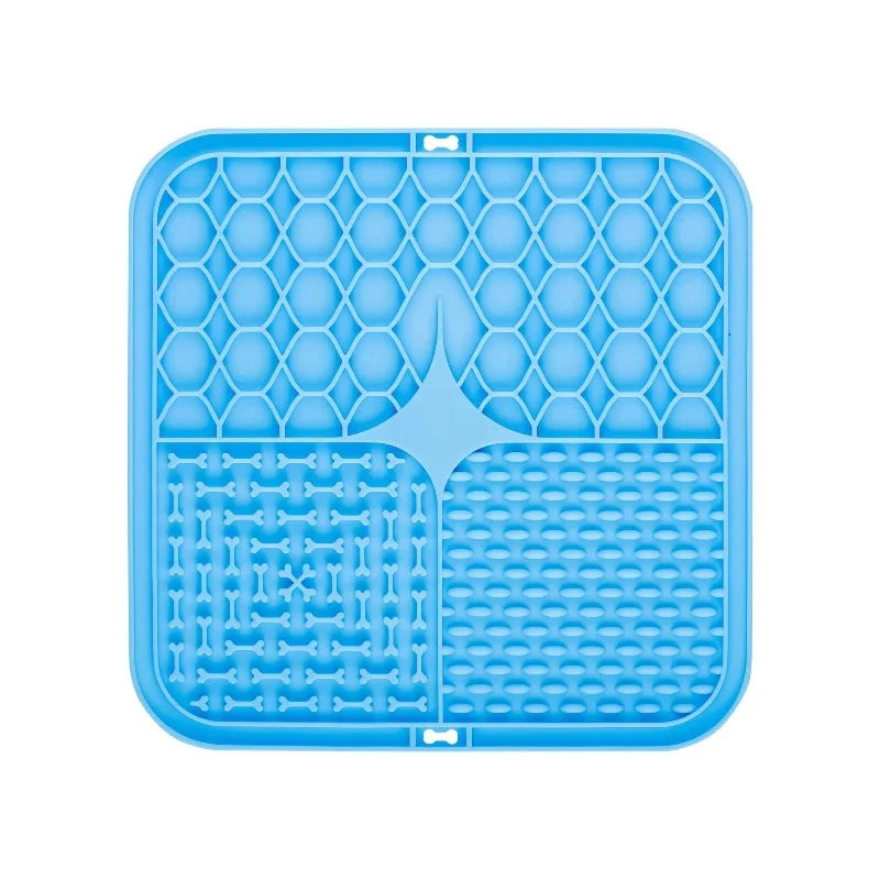 Pet Lick Silicone Mat - Slow Food Plate for Pets