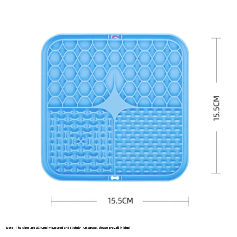 Pet Lick Silicone Mat - Slow Food Plate for Pets