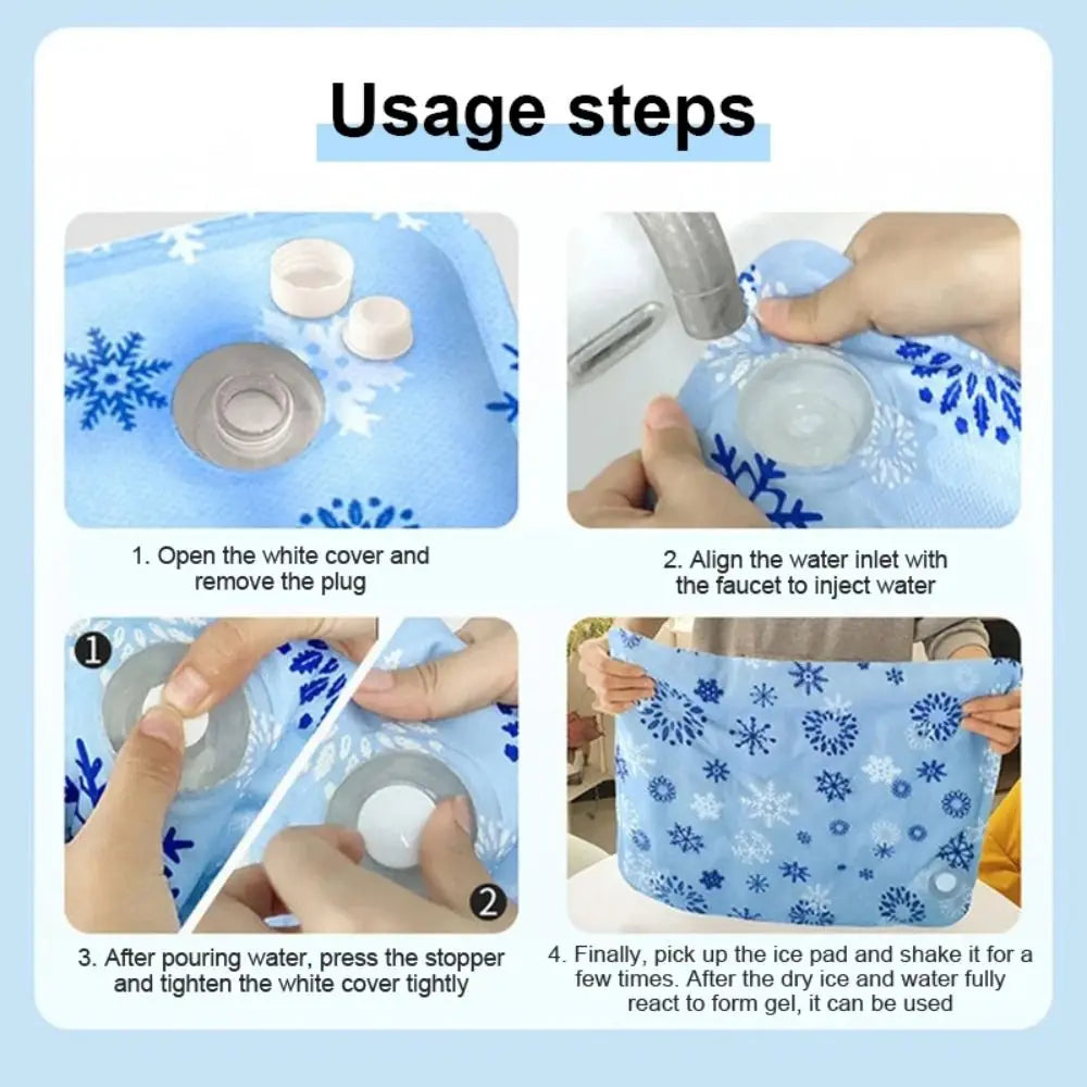 Cool Pet Cooling Mat Self Added Water Ice Gel