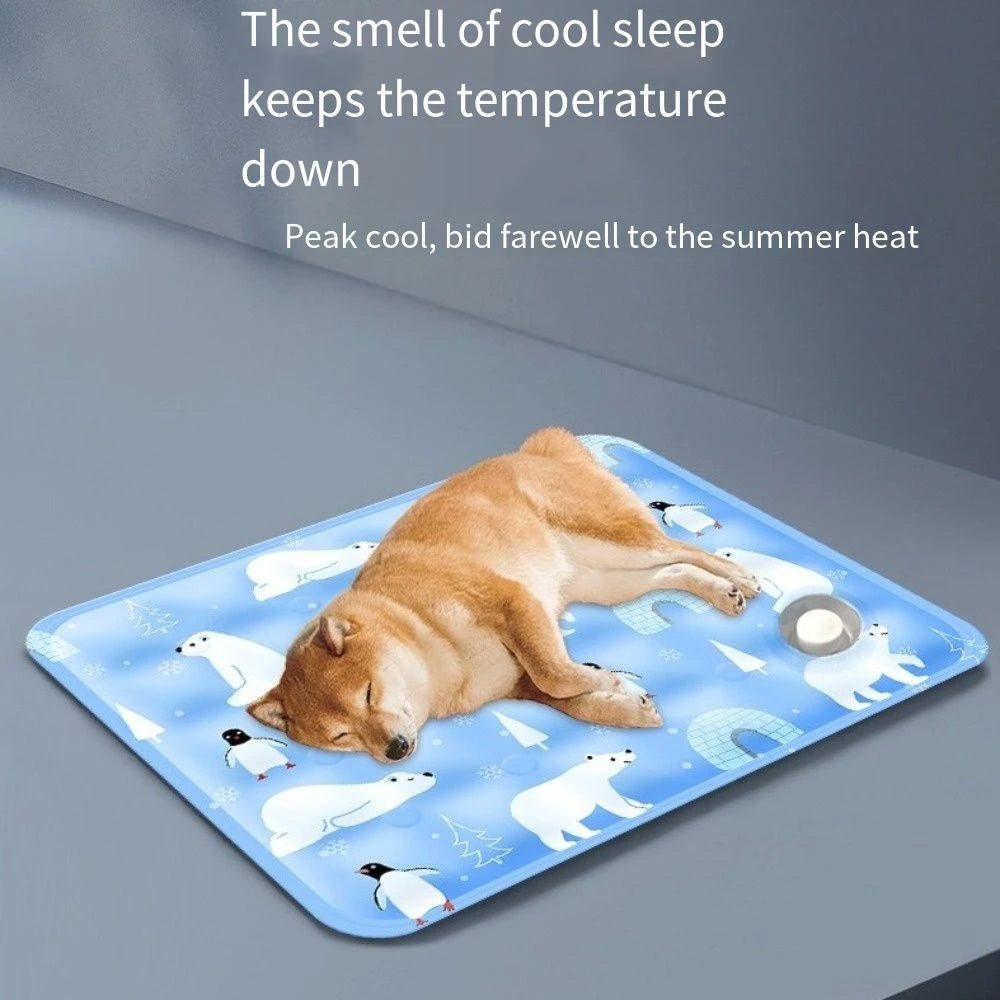 Cool Pet Cooling Mat Self Added Water Ice Gel