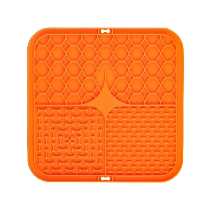 Pet Lick Silicone Mat - Slow Food Plate for Pets
