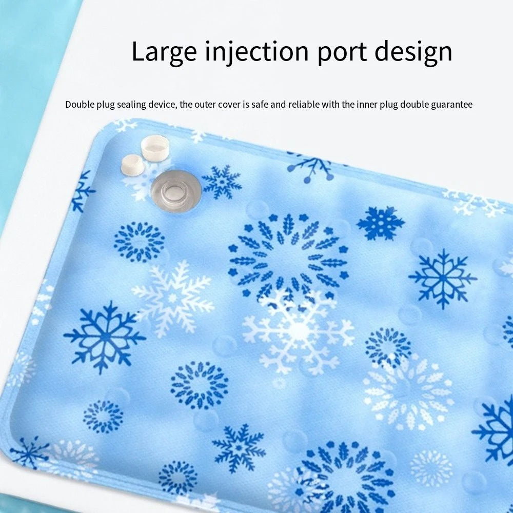 Cool Pet Cooling Mat Self Added Water Ice Gel
